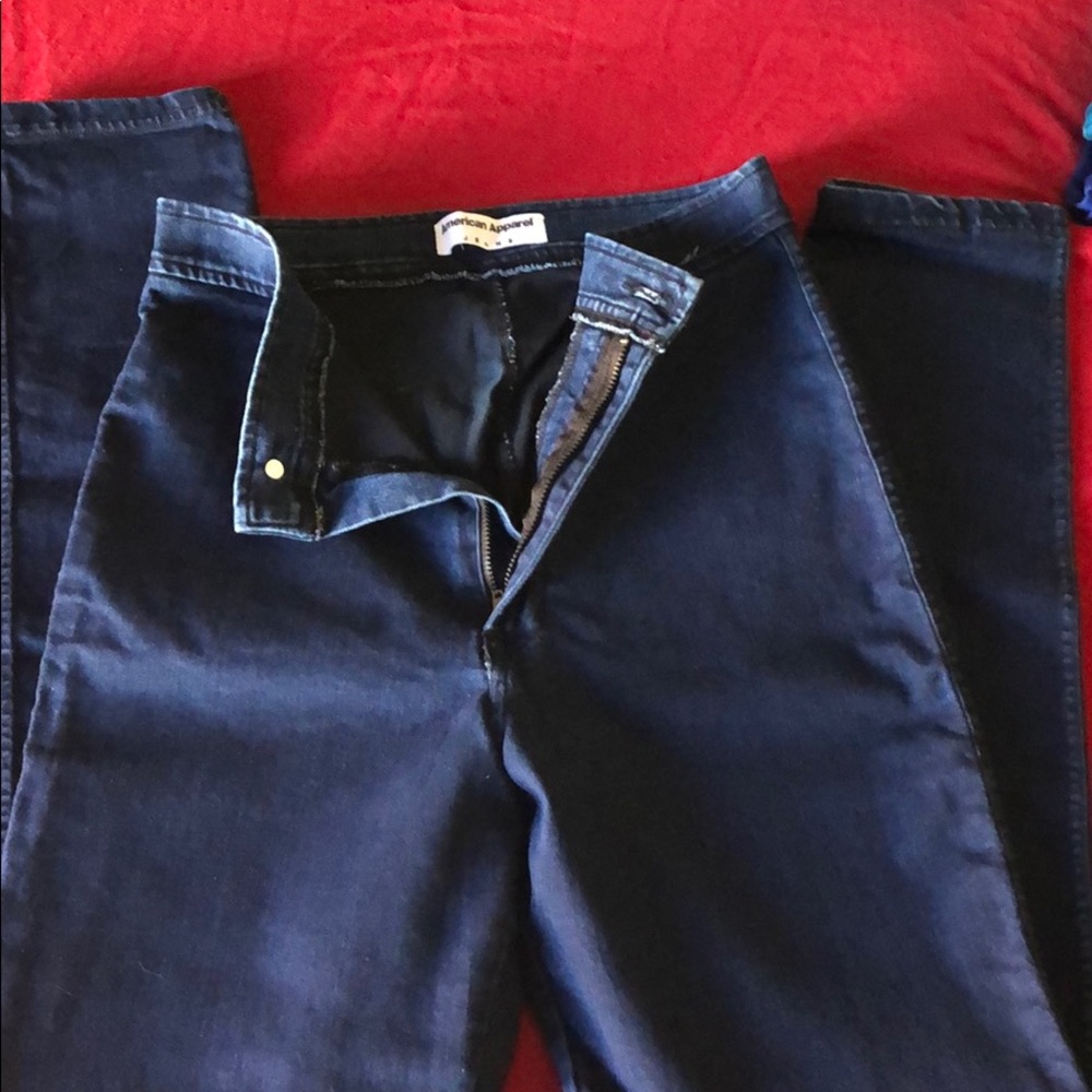 American apparel high rise jeans